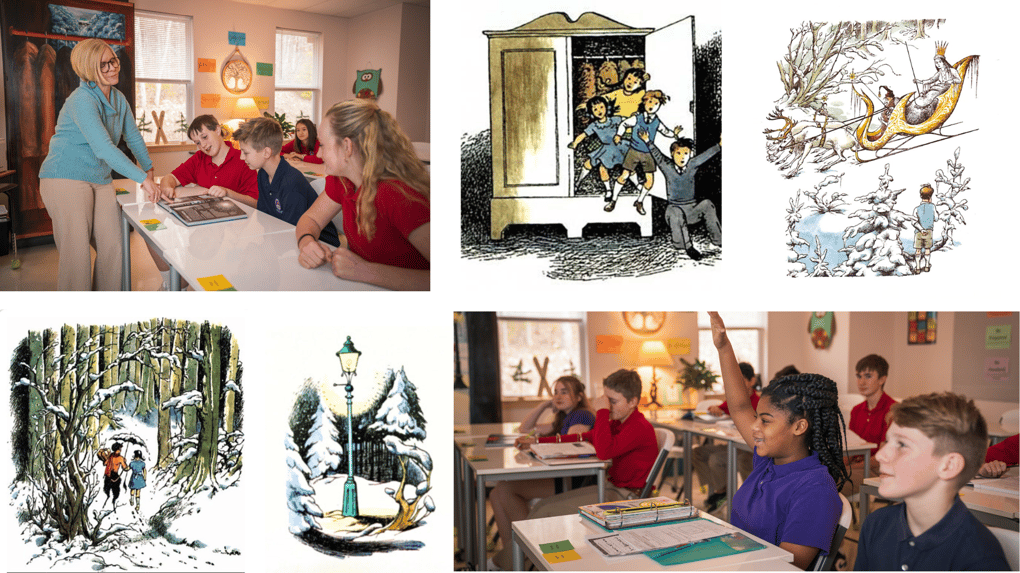 Lion Witch Wardrobe Collage Lion Witch Wardrobe Collage