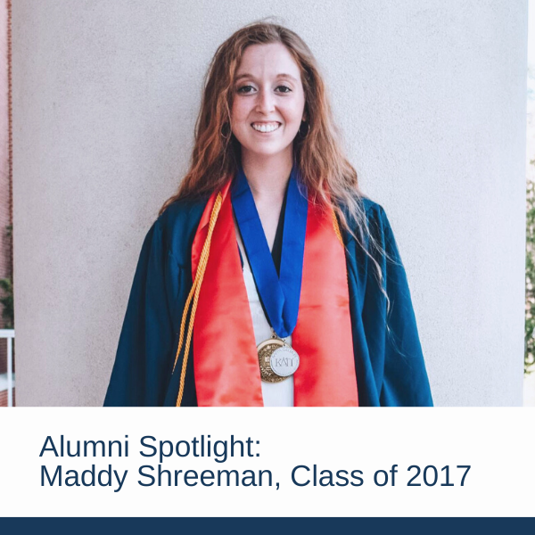 Maddy Shreeman, FCS Featured Alumni 