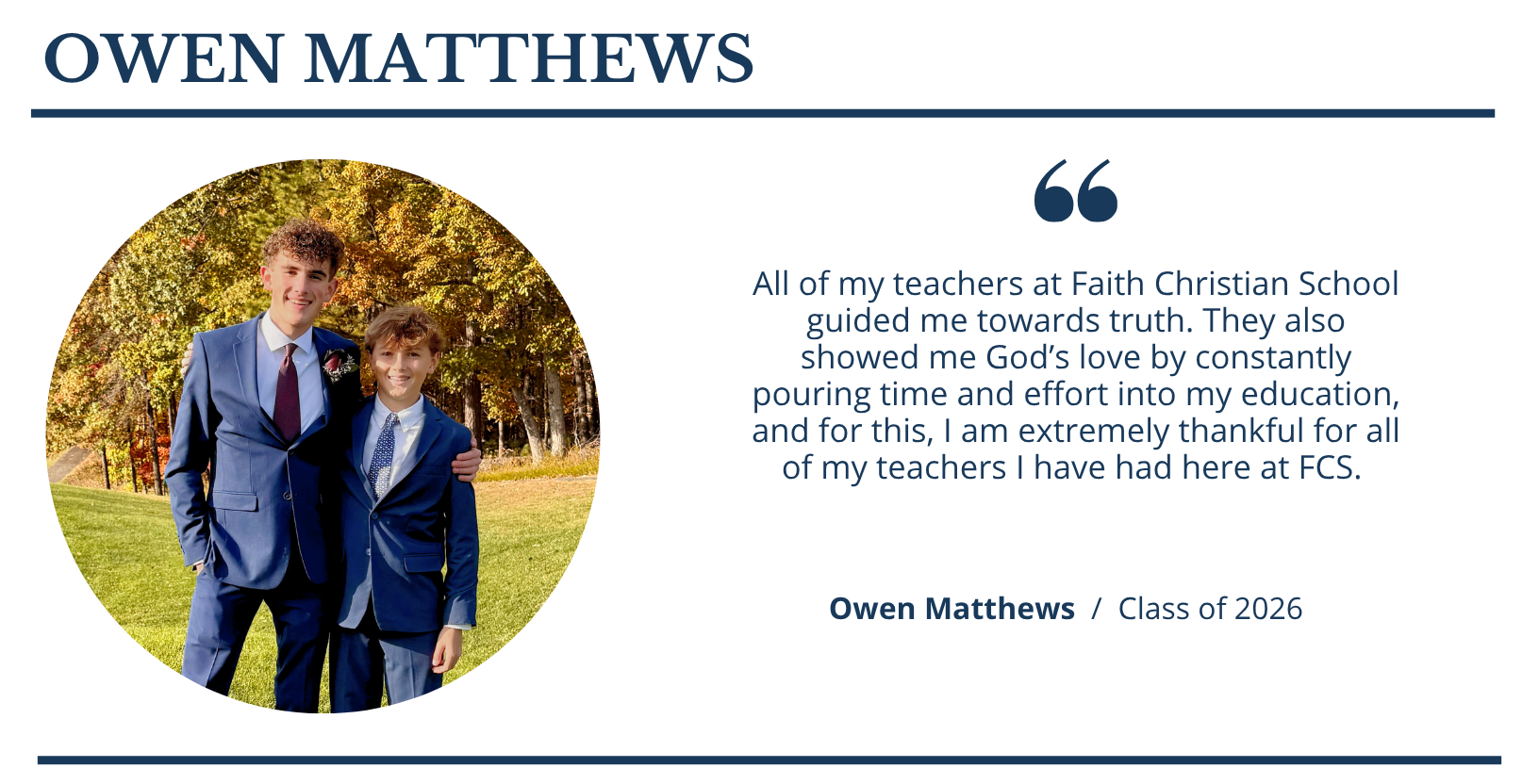 Owen Matthews | Class of 2026