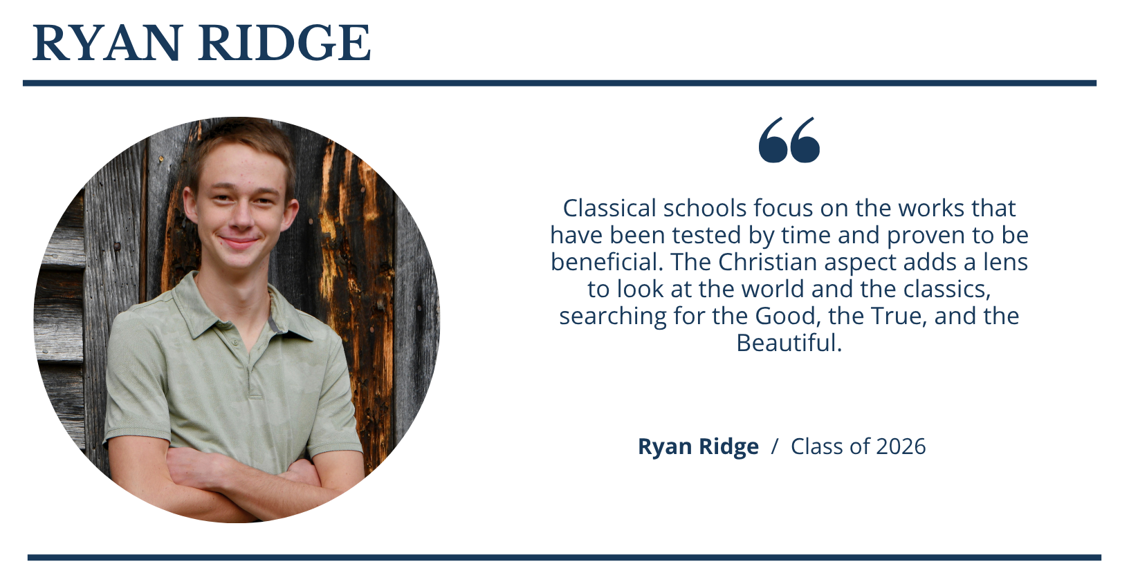 Ryan Ridge | Class of 2026