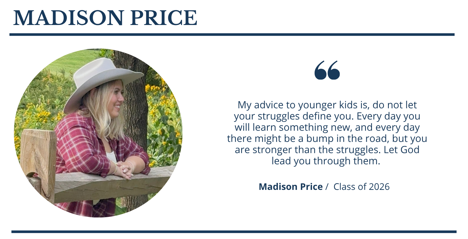 Madison Price | Class of 2026
