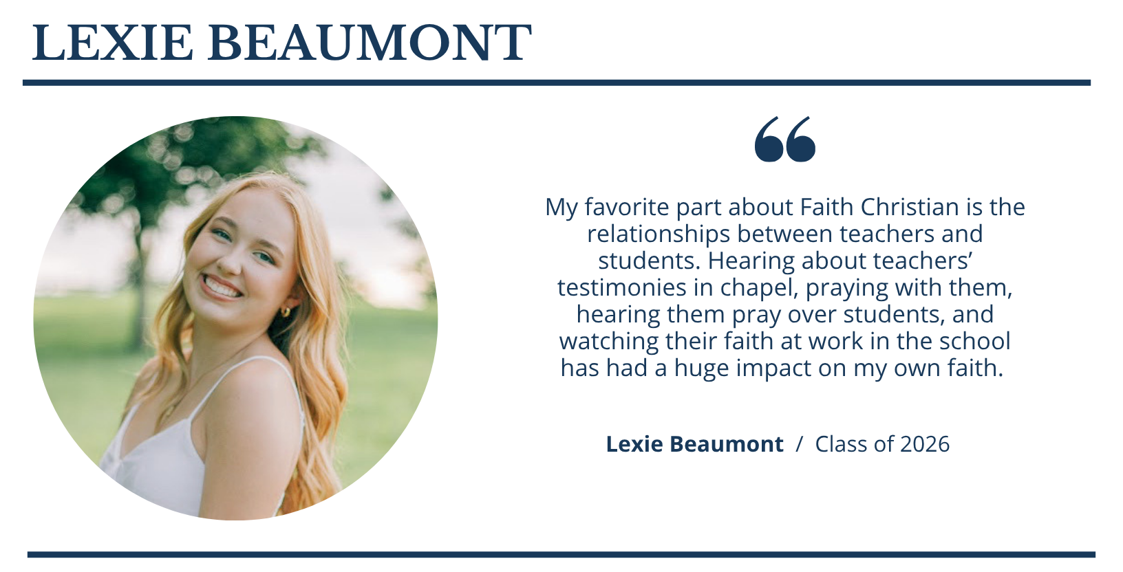 Lexie Beaumont | Class of 2026
