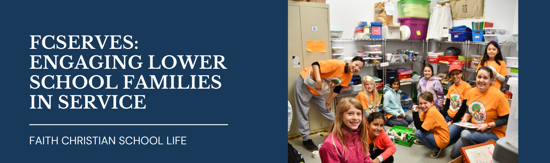 FCServes: Engaging Lower School Families In Service