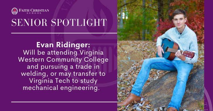 Evan Ridinger - FCS Senior Spotlight