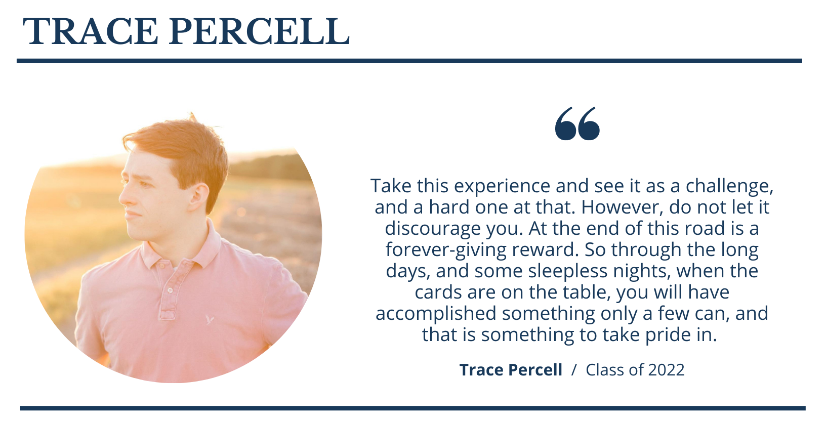 TRACE PERCELL  |  Faith Christian School Class of 2022