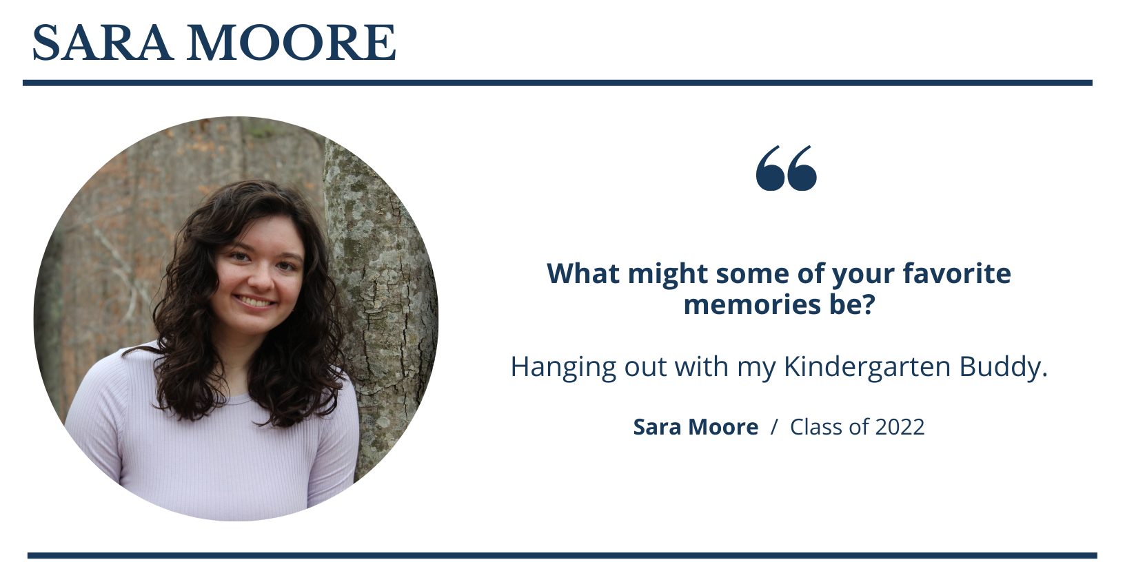 SARA MOORE  |  Faith Christian School Class of 2022