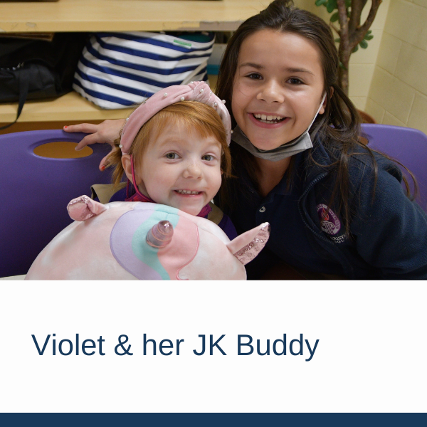 Violet & her JK Buddy