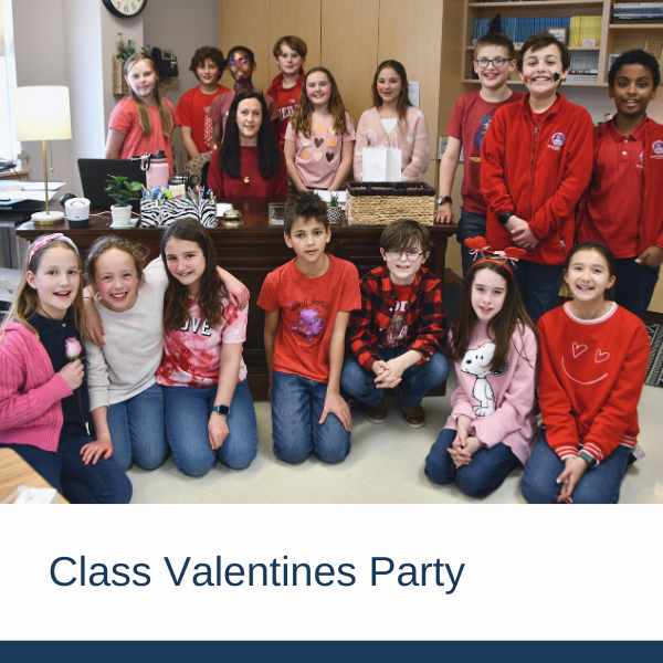 5th Grade Class Valentines Party at Faith Christian School