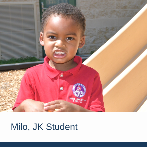 Milo, JK Student  |  FCS New Family Stories