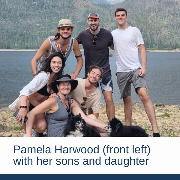 Pamela Harwood  |  With Sons & Daughter