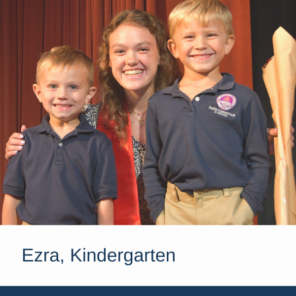 Ezra, Kindergarten  |  FCS New Family Stories
