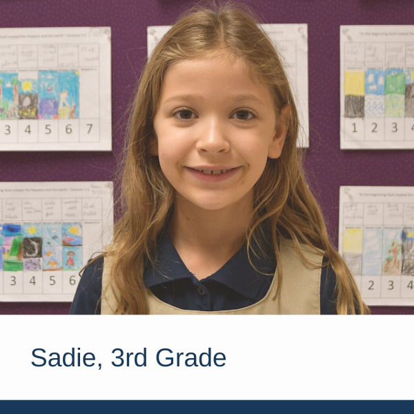 Sadie, 3rd Grade  |  FCS New Family Stories