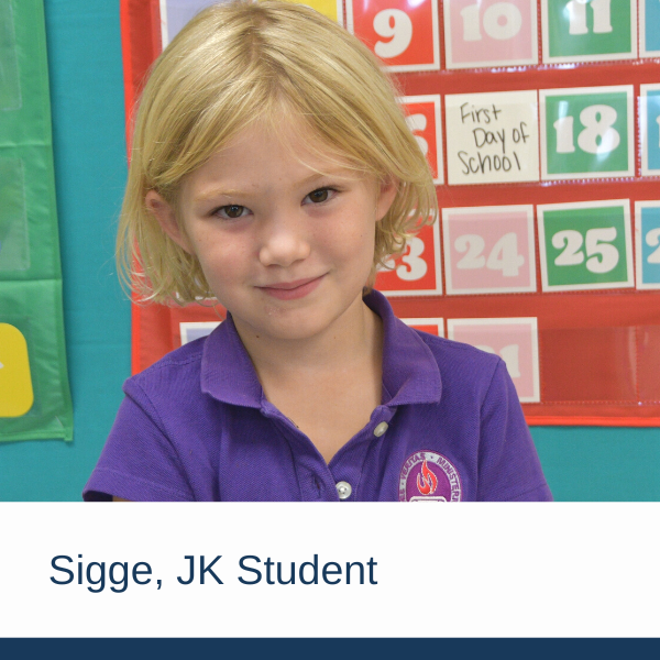 Sigge, JK Student  |  FCS New Family Stories